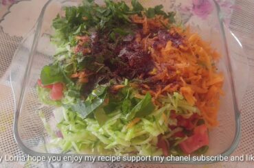 My preparation for salad verry simple but its so yummy healthy food.try this guyz