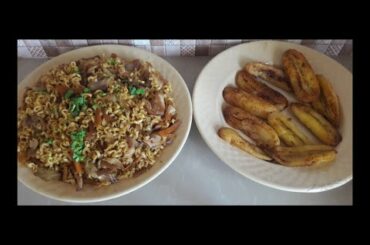 How to cook pancit canton recipe with saging na saba,# how to cook filipino pancit canton