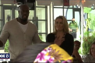 WWE superstar Titus O'Neil hosts Mother's Day dinner for single mothers