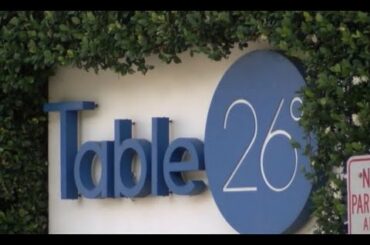 Table 26 restaurant prepping for dinner