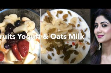 2 Healthy BREAKFAST IDEAS for WEIGHT LOSS | Shilpa Shetty inspired weight loss recipe