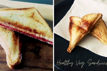 2 Healthy Veg Sandwich recipes in tamil | Unavu Zilla