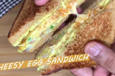Cheese and Egg Sandwich Omelette | Healthy Cheese Sandwich | fit bite