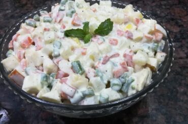 Russian Salad Healthy n Tasty Salad|Best for all parties|Ramadan special|hyderabadi easy recipe