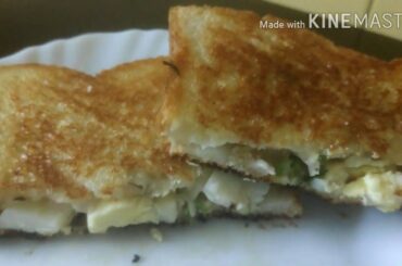 #Grilled Egg mayo sandwich Calcutta style in two ways##mayonnaise egg sandwich