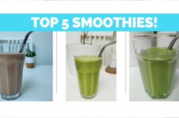 5 Smoothies to break a fast | Fast 800 smoothies | Healthy smoothies | Low calorie smoothies
