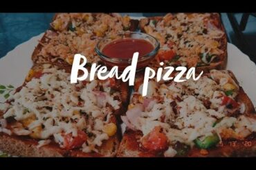 Bread Pizza using Oven and Pan | Lockdown Special | Healthy Pizza