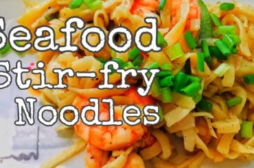Seafood Stir-Fry Noodle Dish | Yummy and Healthy Recipe