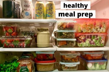 Plant Based MEAL PREP! Staying Healthy in Quarantine