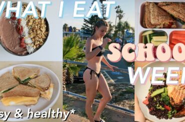 what i eat in a school week: flexitarian | healthy + quick meal ideas