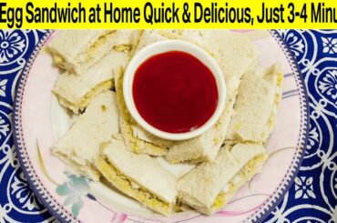 Simple  Egg Sandwich at Home || Corner Food Secrets || Quick & Delicious