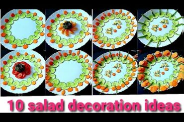 10 Salad decoration ideas Easy and unique decorations ideas by neelam ki recipes