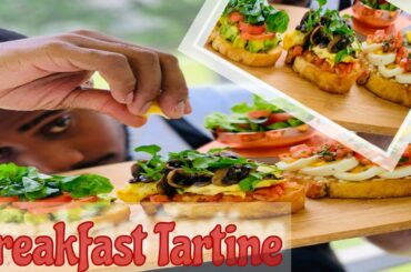 Healthy Breakfast: Tarines-3 Ways/ Open Face Sandwiches Avocado Toast, & Mushroom Toast/ Vegan Toast