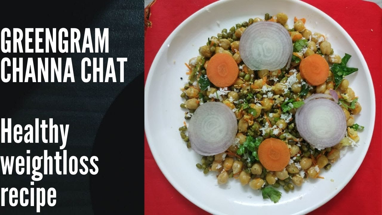 Healthy & weight loss chat|Greengram channa chat|Green moongdhal chat|salad recipe|2 min|chat recipe Healthy & weight loss chat|Greengram channa chat|Green moongdhal chat|salad recipe|2 min|chat recipe