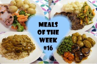 Meals Of The Week #16 What's for Tea | What's for Dinner | Weekly Meal Ideas | UK Couple Family of 2