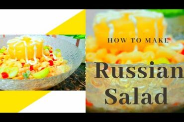 Russian Salad | Pizza hut style | Healthy Salad | Ramadan Special Recipe