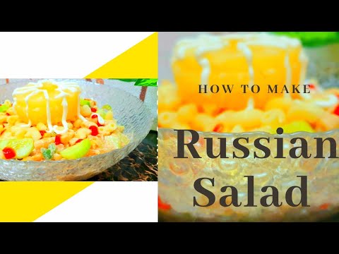 Russian Salad | Pizza hut style | Healthy Salad | Ramadan Special Recipe Russian Salad | Pizza hut style | Healthy Salad | Ramadan Special Recipe