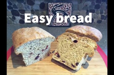 EASY HEALTHY FLUFFY CRANBERRY FLAX BREAD the KIDS LOVE