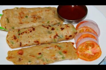Quick & healthy tasty breakfast recipe. Wheat flour Jhatpat nasta recipe.