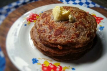 Quick and Healthy breakfast recipe.. Multi grain pancakes..