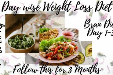 #1 Weight Loss Diet Plan | Day Wise Weight Loss Diet | Loose 20 Kg in 3 Months | Indian Diet Plan.
