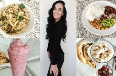 What I Eat in A Day // Easy, Low-Fat Meals (Vegan!)