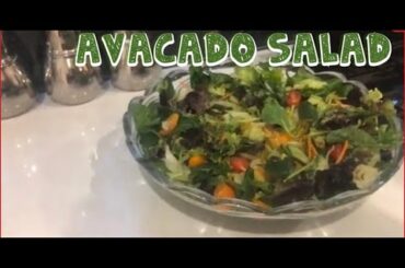 AMAZING HEALTHY Avocado salad in *dari* suggested by auntie! definitely tasty and healthy!