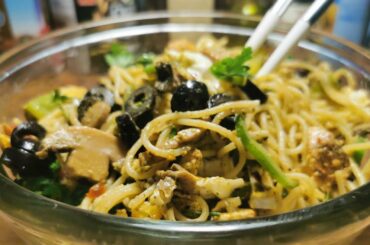 Healthy Paneer and Spaghetti salad |lose weight |lockdown | Ramadan |healthy iftar ideas | fit n fab