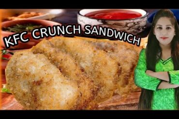 II Veg KFC CRUNCH SANDWICH II Tasty  Delicious and Healthy Sandwich II