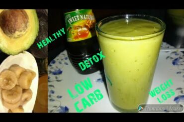Healthy Smoothie Recipe/Weight loss smoothie/Low carb smoothie/Detox Smoothie