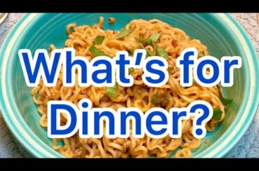 What’s for Dinner? | Sweet & Spicy Pork Noodles | Budget Meal Ideas