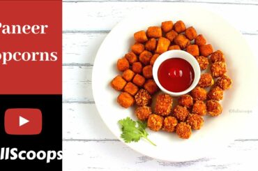 Paneer Popcorns | How to make Crispy Paneer Popcorns | Paneer Snack Recipes | Evening Indian Snacks