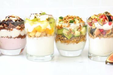 4 Healthy Breakfast Parfaits | Quick & Easy Breakfast Recipes