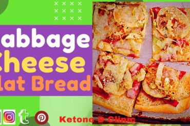 Cheesy Cabbage Flat Bread | Keto Flat Bread | Cabbage Pizza Base | Cabbage Pizza