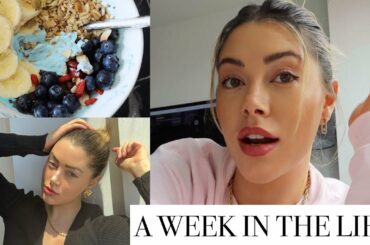 WEEK IN THE LIFE | EASY HEALTHY RECIPES | GLOWY MAKEUP | AT HOME EDITION