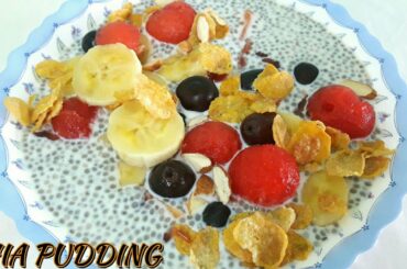 Chia Pudding Bowl // Quarantine Breakfast recipe //Quick & Healthy recipe ~Resham Bakes and Catering