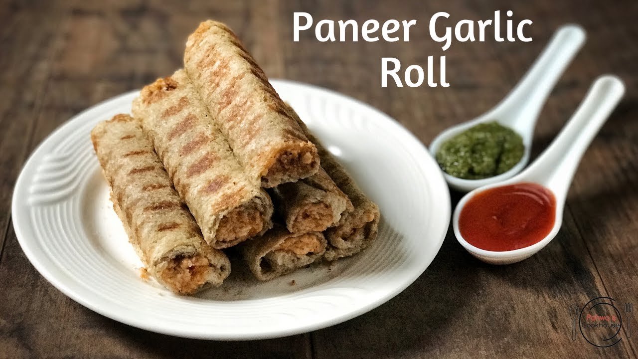 PANEER GARLIC ROLL | PANEER BREAD ROLL | Bread Paneer Garlic Rolls |Healthy Non-Fried Bread Rolls PANEER GARLIC ROLL | PANEER BREAD ROLL | Bread Paneer Garlic Rolls |Healthy Non-Fried Bread Rolls