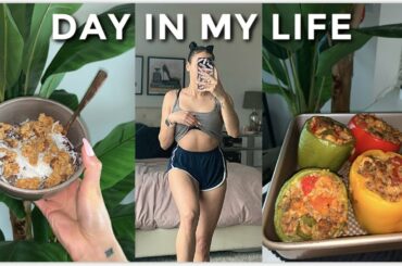 Day In My Life: full day of healthy eating + stuff bell pepper recipe