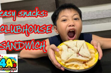 How to Make CLUBHOUSE SANDWICH | Easy Club Sandwich | Easy DIY Snacks | #QuarantinEATS