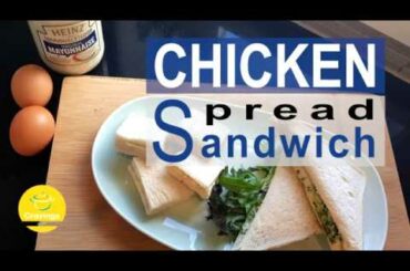 Chicken Spread Sandwich | Home Made Chicken Spread | Healthy Sandwich for Kids with Sensory Needs |