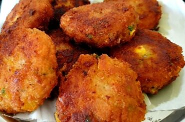 Crispy Crunchy Veg Cutlet Recipe | Lock Down Tea Time Snack Recipe | Easy and Instant Aloo Cutlets