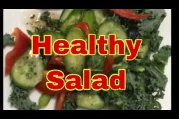Best Healthy Salad with Herb Dressing | Easy to Prepare