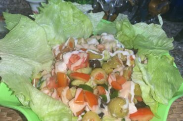 Chickpeas salad|How to make chickpeas veggie salad|Healthy salad|kitchen with Naeem