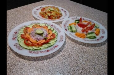 3 HEALTHY SALAD RECIPES/HOW TO MAKE EASY SALAD/APNI GHARDARI/RAMZAN 2020...