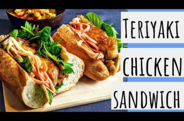 CRUNCHY TERIYAKI CHICKEN SANDWICH/easy, filling, quick lunch for everyone! Best lunch on quarantine!