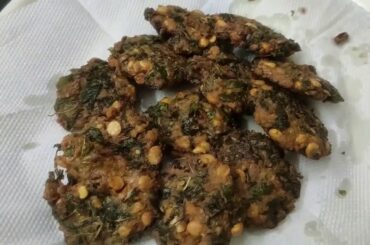 Easy Healthy Breakfast Recipe Thotakura Vadalu