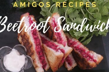 Beetroot Sandwich | 5 min recipe | Lockdown Recipe