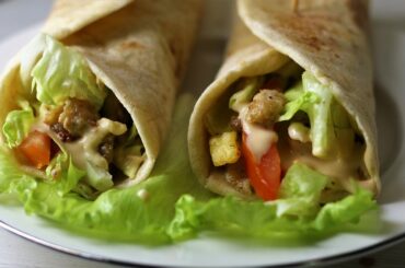 Chicken Shawarma Wrap Recipe | This is a Healthy Chicken Wrap Recipe