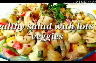 Macroni salad/healthy salad/pasta salad