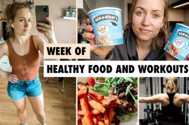 A WEEK OF WORKOUTS AND HEALTHY MEALS | Eating carbs after a year on keto!